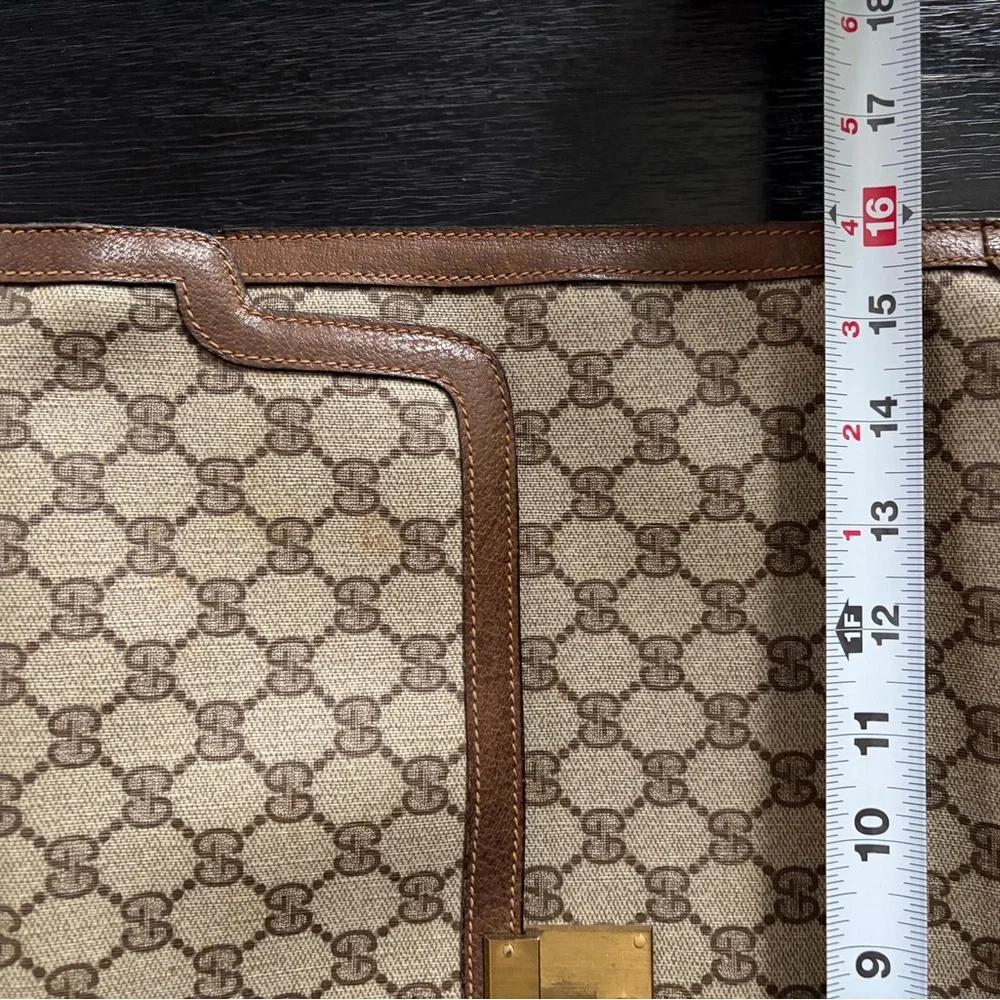 Gucci Brown Patterned Men's Briefcase